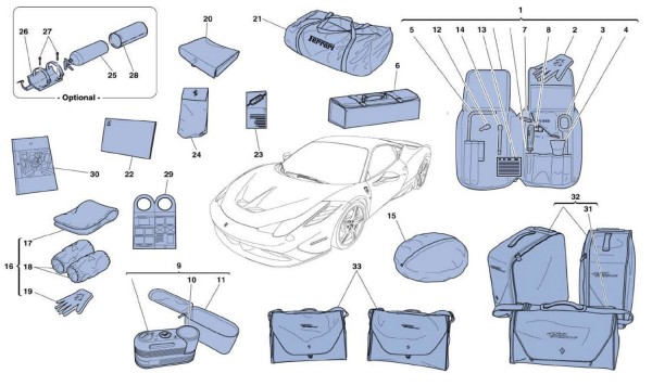 TOOLS AND ACCESSORIES PROVIDED WITH VEHICLE