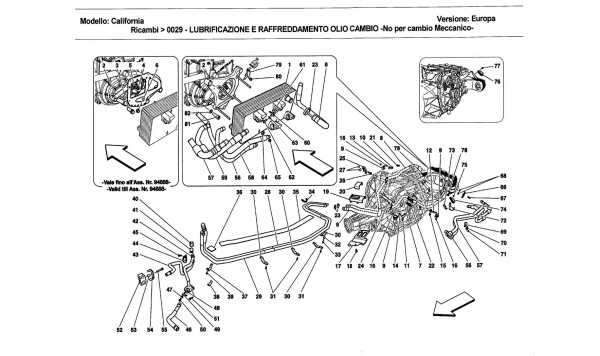 GEARBOX LUBRICATION AND COOLING CIRCUIT -Not for mechanical gearbox-