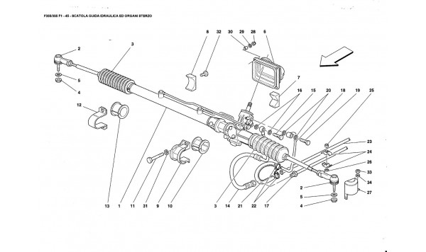 HYDRAULIC STEERING BOX AND LINKAGE