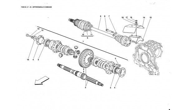DIFFERENTIAL ANO AXLE SHAFTS