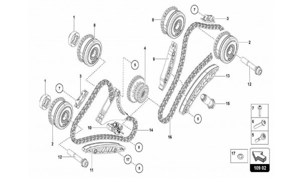008 Camshaft Timing Chain