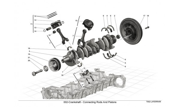 002-Crankshaft - Connecting Rods And Pistons