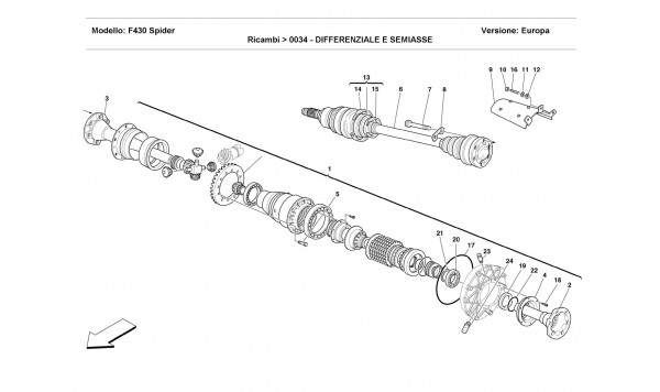 DIFFERENTIAL AND AXLE SHAFT