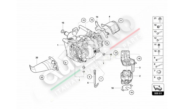 500.01.00 differential rear