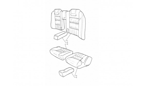 REAR SEAT UPHOLSTERY