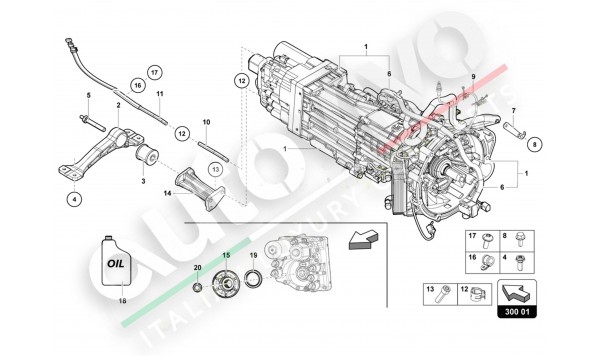 300.01.00 7-speed automatic gearbox