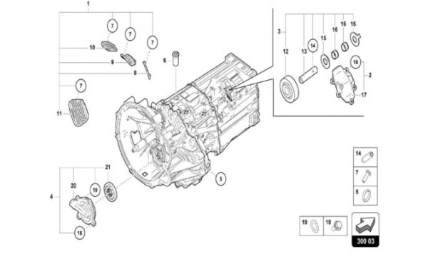 033 outer components for gearbox