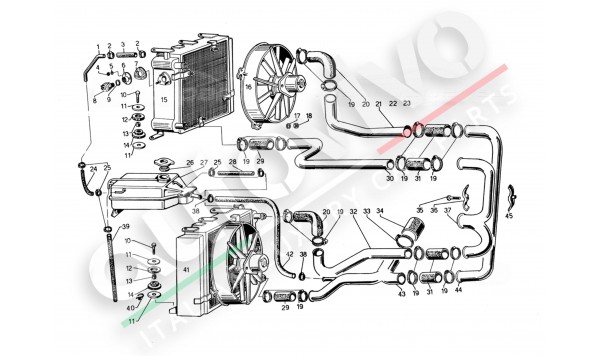 009 radiator and coolant system