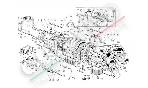 019 gearbox casting