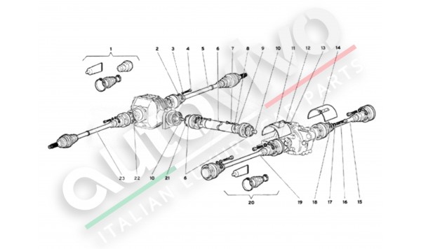 25.01.00 axle shafts and propeller shaft