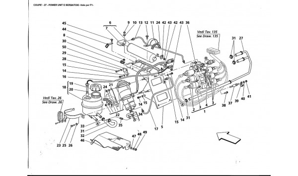 POWER UNIT AND TANK -Valid for F1-
