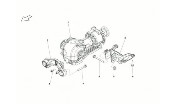 049 front differential assembly