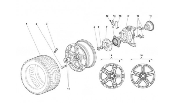 069 51.05.00-front wheel and hub carrier