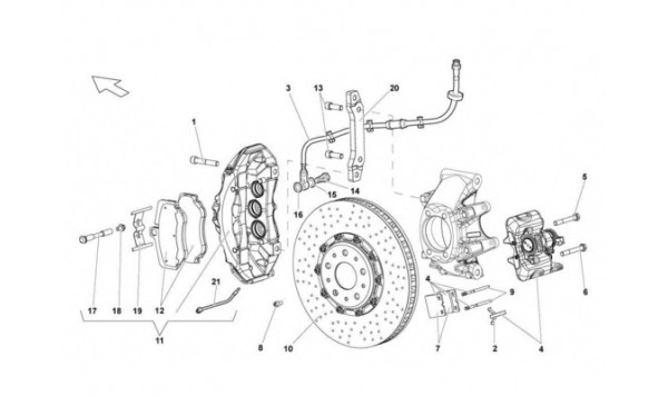085 rear brakes - carboceramic