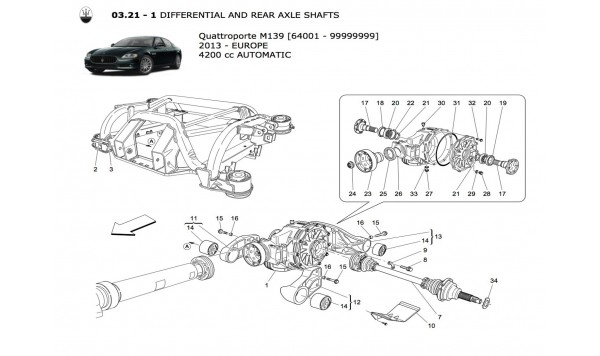 DIFFERENTIAL AND REAR AXLE SHAFTS