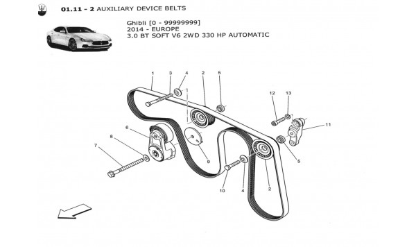 AUXILIARY DEVICE BELTS