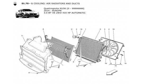 COOLING: AIR RADIATORS AND DUCTS